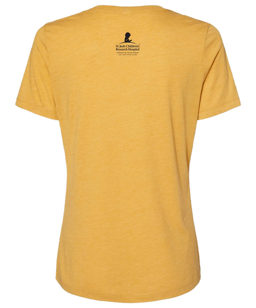 Ladies Bright Mission St. Jude Fitted Tee